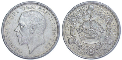 kosuke_dev イギリス ジョージ5世 1930年 クラウン銀貨 極美品