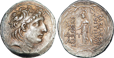 kosuke_dev 古代ギリシャ セレウコス朝シリア アンティオコス7世 紀元前138-129年 テトラドラクマ 銀貨 準未使用