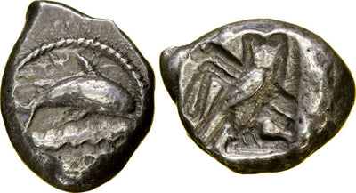 古代ギリシャ フェニキア ティルス 28年 シェケル 銀貨 美品