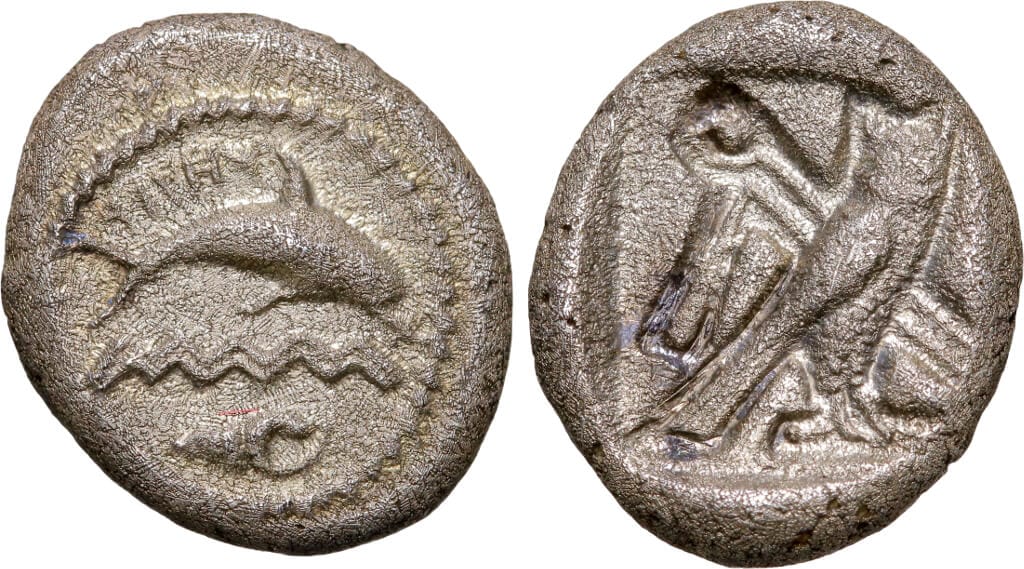 kosuke_dev 古代ギリシャ フェニキア ティルス 28年 シェケル 銀貨 準未使用