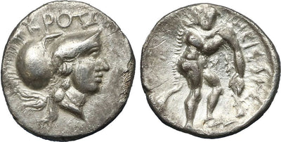 kosuke_dev 古代ギリシャ BRUTTIUM 紀元前300-250年 ディオボレ 銀貨 準未使用