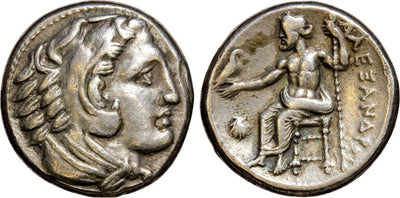 kosuke_dev 古代ギリシャ マケドニア アレクサンドロス3世 紀元前330-325年 テトラドラクマ 銀貨 準未使用