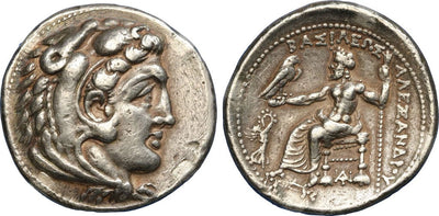 kosuke_dev マケドニア王国 ピリッポス3世 紀元前325-323年 テトラドラクマ 銀貨 準未使用
