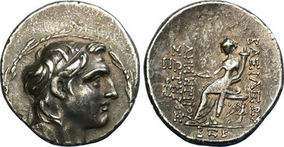 kosuke_dev 古代ギリシャ セレウコス朝シリア デメトリオス１世ソテル 紀元前162年 テトラドラクマ 銀貨 準未使用