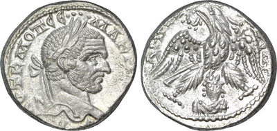 kosuke_dev 古代ローマ マクリヌス 217-218年 テトラドラクマ 銀貨 未使用