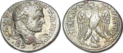 kosuke_dev 古代ローマ フェニキア カラカラ 215-217年 テトラドラクマ 銀貨 極美品