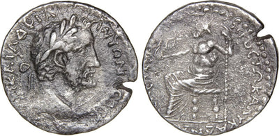 kosuke_dev ローマ帝国 フェニキア アントニヌス・ピウス 161年 テトラドラクマ 銀貨 美品