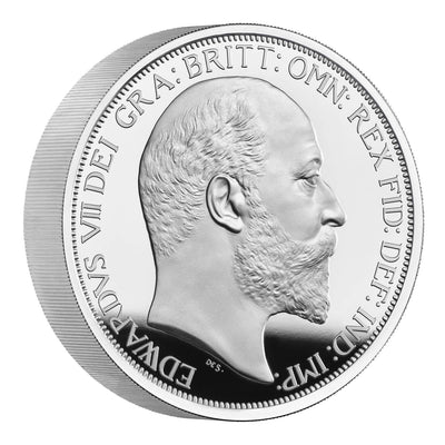 アンティークコインギャラリア 2022年 英国君主コレクション エドワード7世 10オンスプルーフ銀貨