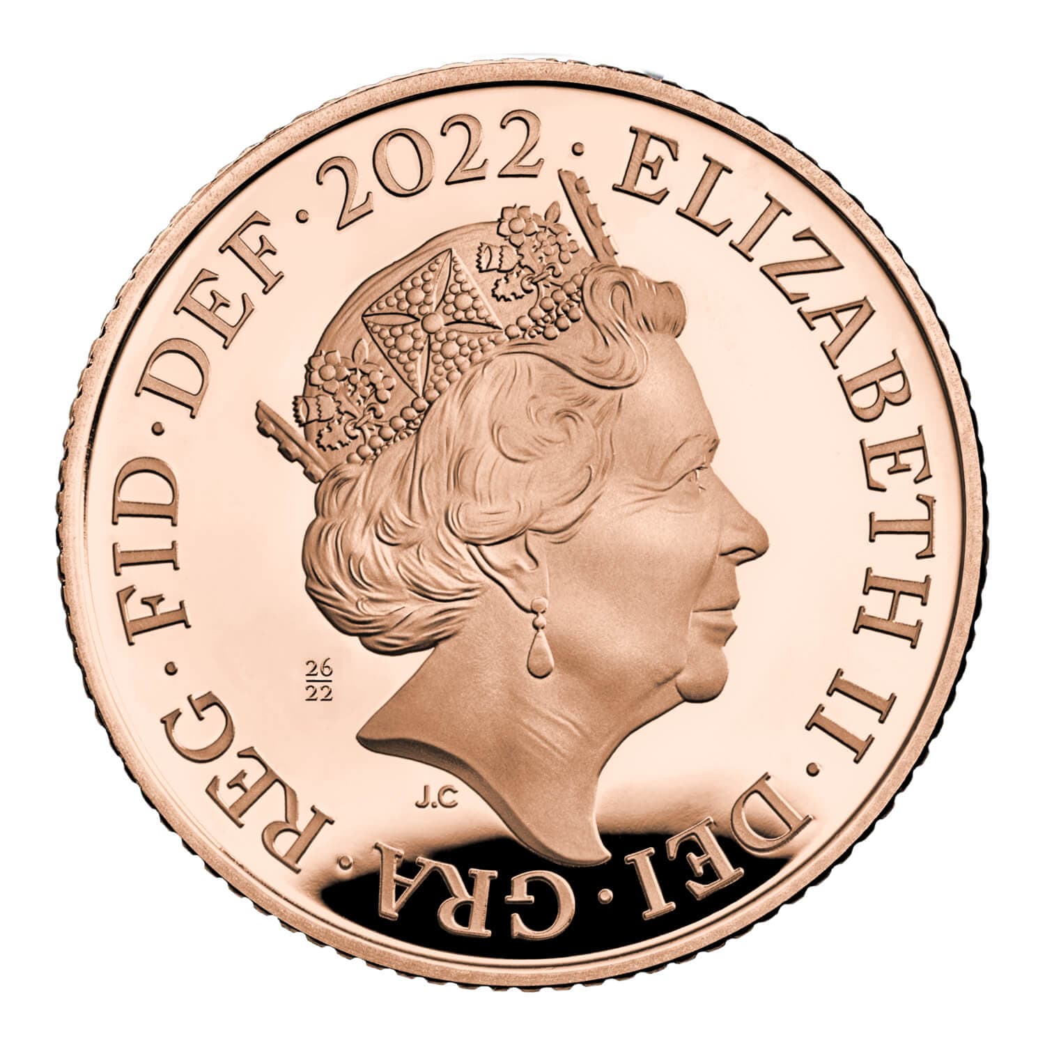 2022年 エリザベス女王追悼 メモリアルコインセット（金貨