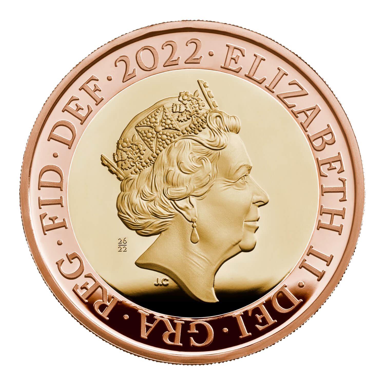 2022年 エリザベス女王追悼 メモリアルコインセット（金貨