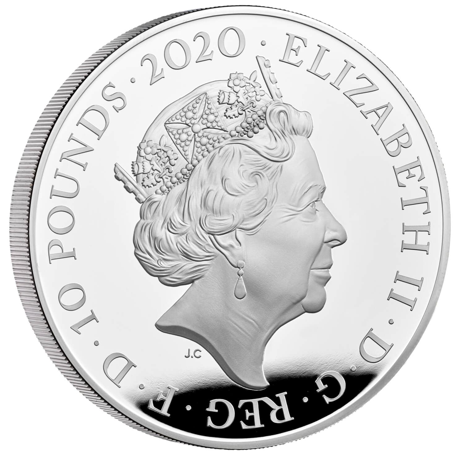 2020年 イギリス デビッド・ボウイ 5オンス銀貨 ミュージック