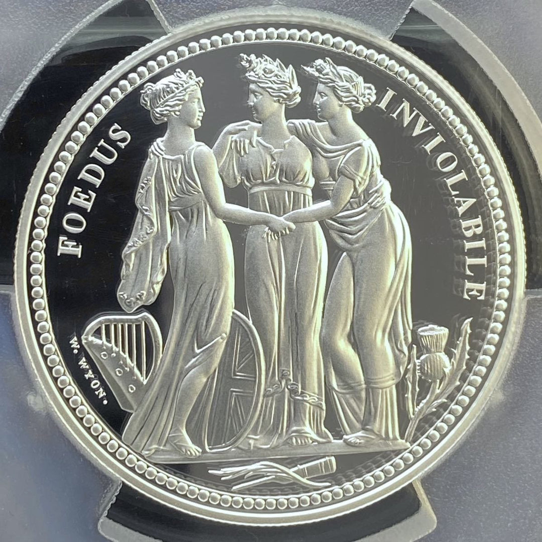 アンティークコインギャラリア 2020年 オルダニー島 スリーグレイセス 2オンス銀貨 PCGS PR70