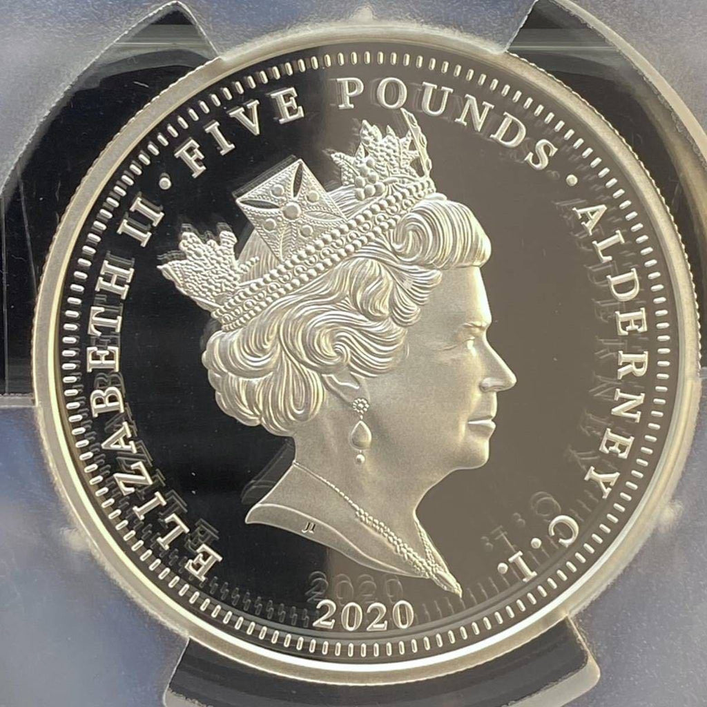 2020年 オルダニー島 スリーグレイセス 2オンス銀貨 PCGS PR70 | 港区