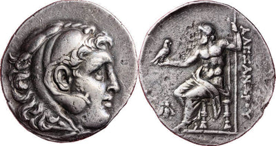 KINGDOM OF MACEDONIA AR Tetradrachm Pergamon circa Alexander III the Great 317-311 BC