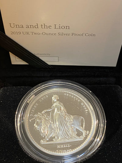 アンティークコインギャラリア 2019年 イギリス ウナとライオン2Oz 銀貨