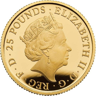 アンティークコインギャラリア 2018年 イギリス ブリタニア 1/4オンス 25ポンド金貨（発行枚数：1080枚）