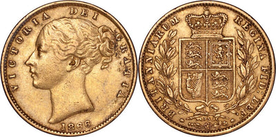 kosuke_dev イギリス ヴィクトリア女王 1860年 ソブリン金貨 美品