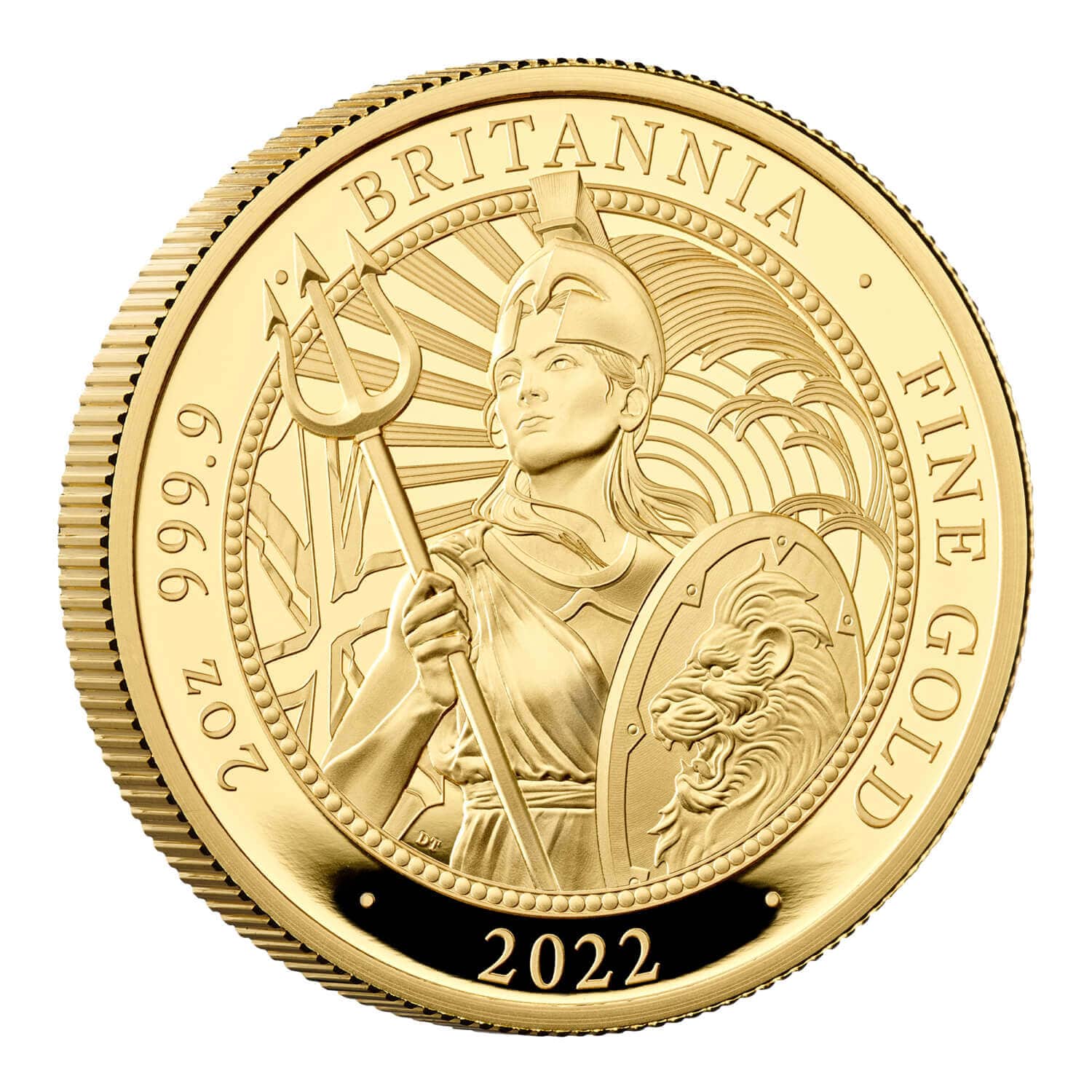 2022年 イギリス ブリタニア スタンダードプルーフ 5オンス金貨