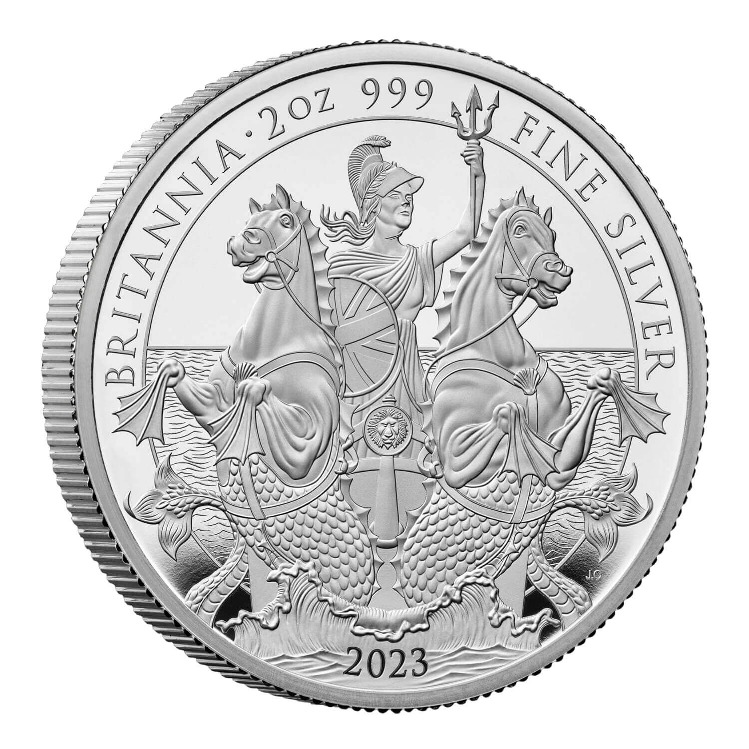 2023年 (新品) イギリス「ロイヤルチューダービースト」純銀 2オンス 銀貨