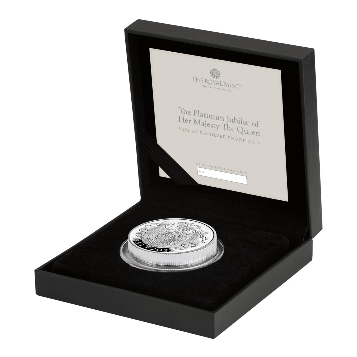 2022年 エリザベス女王即位70周年記念 プラチナジュビリー 2オンス銀貨 