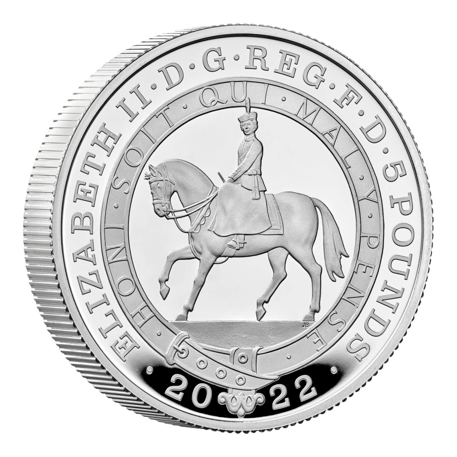 2022年 エリザベス女王即位70周年記念 プラチナジュビリー 2オンス銀貨