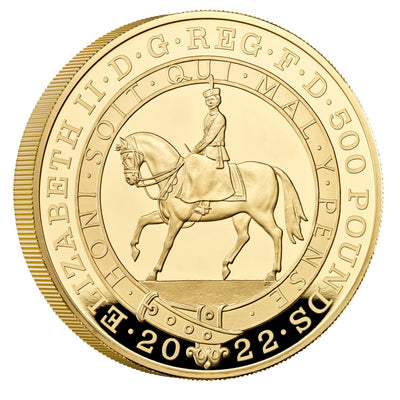 アンティークコインギャラリア 2022年 エリザベス女王即位70周年記念 プラチナジュビリー 5オンス金貨