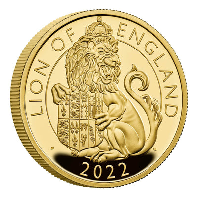 アンティークコインギャラリア 2022 イギリス ロイヤルテューダービーストシリーズ イングランドのライオン 1オンス金貨