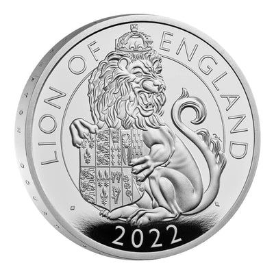 アンティークコインギャラリア 2022 イギリス ロイヤルテューダービーストシリーズ イングランドのライオン 1オンス銀貨