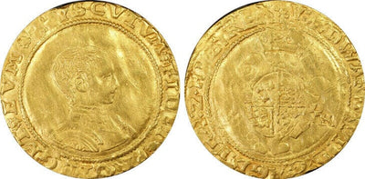 kosuke_dev 【PCGS XF Details】イギリス エドワード6世 1549-1550年 ハーフソブリン金貨 極美品