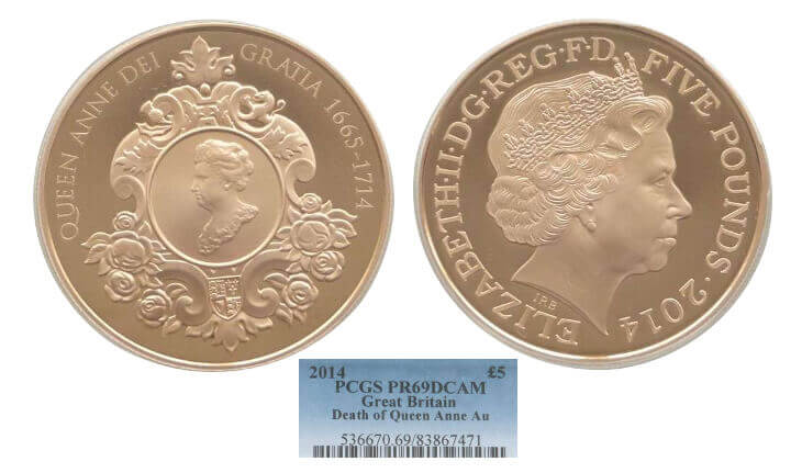 2014 Queen Anne Five Pound