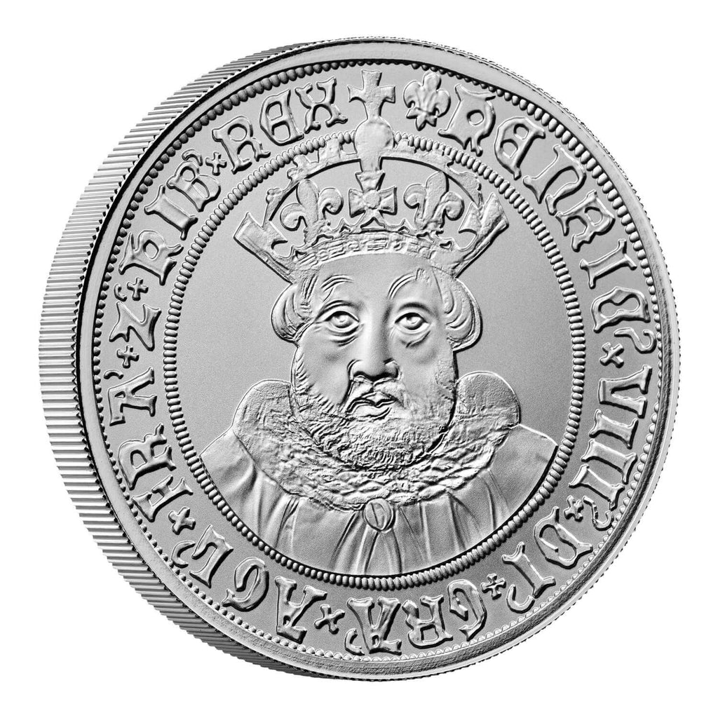 アンティークコインギャラリア 2023 英国君主コレクション ヘンリー8世 5オンス プルーフ銀貨【限定250枚】