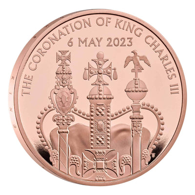 アンティークコインギャラリア 2023 チャールズ3世 戴冠式記念コイン 5£プルーフ金貨【限定500枚】